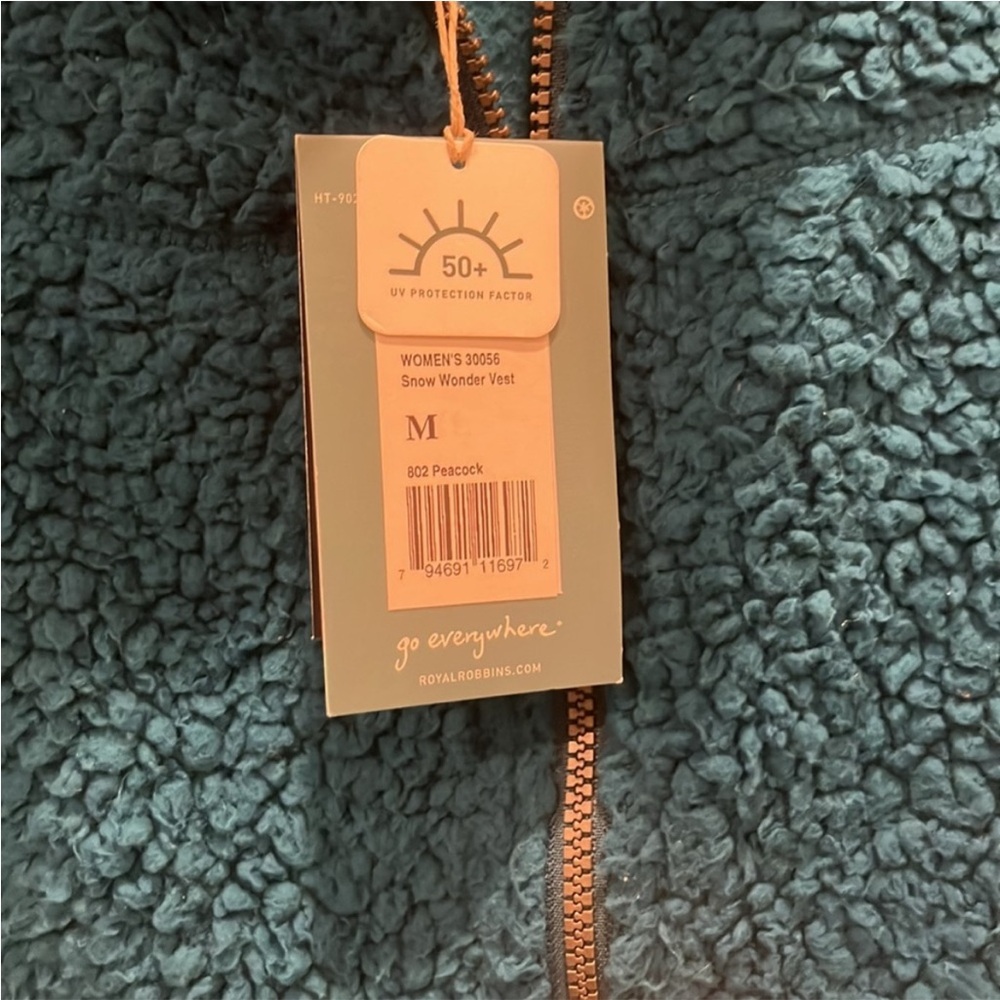 NWT Royal Robbin’s Snow Wonder Sherpa Fleece Sleeveless Vest/Medium - Picture 5 of 12